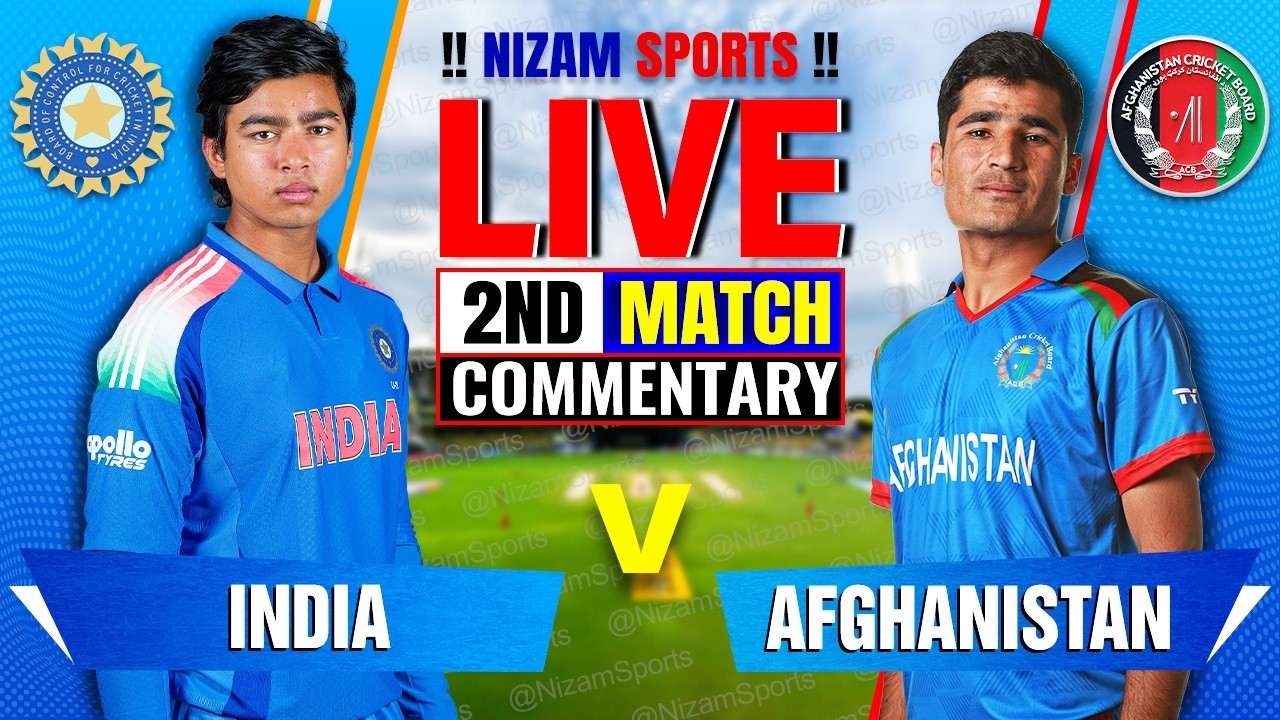 🔴Live: India vs Afghanistan | 2nd Match | Live Cricket Score & Commentary