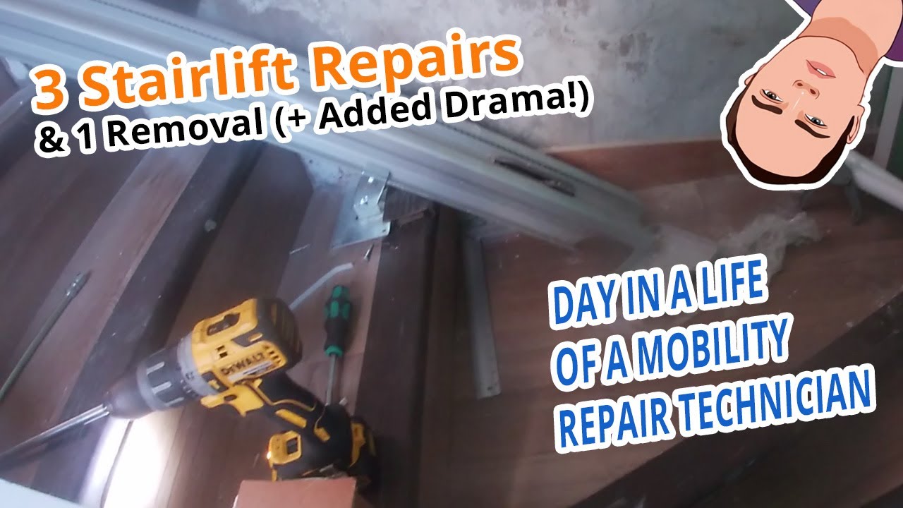 Day In The Life Of a Mobility Repair Technician- Vlog #5 - Stairlift Relay Change, Repairs & Removal