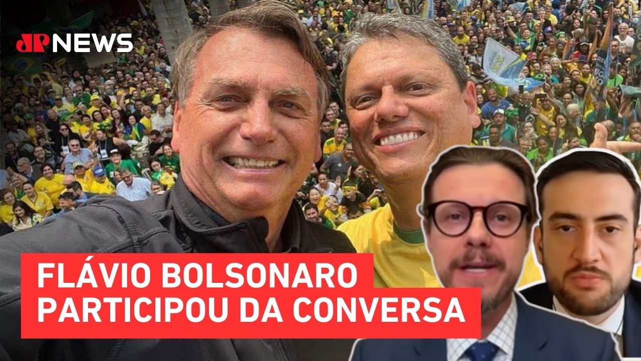 Tarcísio disse a Bolsonaro que queria reeleição em SP; Mehero e Thulio comentam