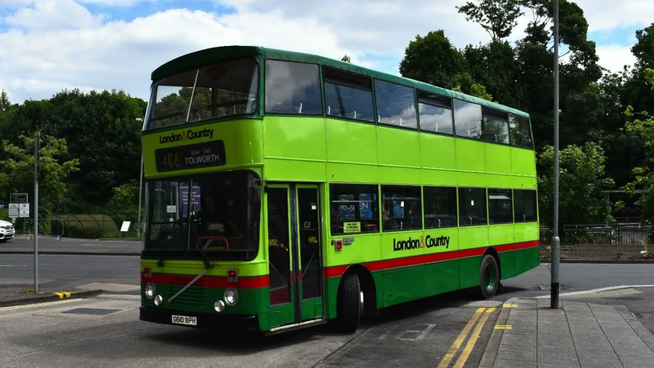 Heritage Running Day | Journey on Bus Route 406 | G610 BPH 610 Volvo B10M London & Country