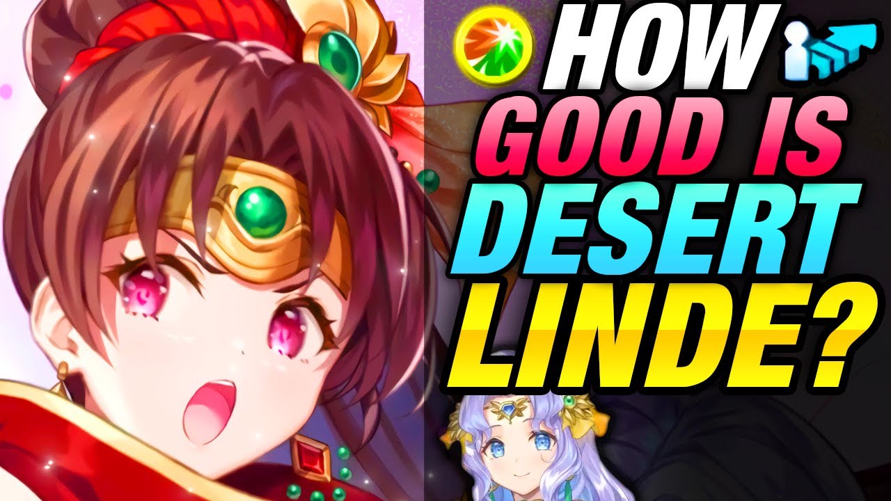 DESERT LINDE: MOST SUPPORTIVE MAGE! Khadein Linde & Remote Sparrow Builds & Analysis [FEH]