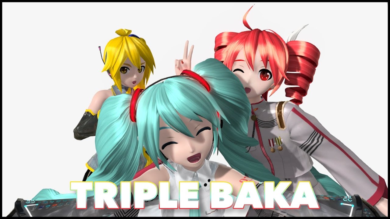 【Hatsune Miku NT】Triple Baka ft. Kasane Teto AI【Piapro/SynthVカバー】