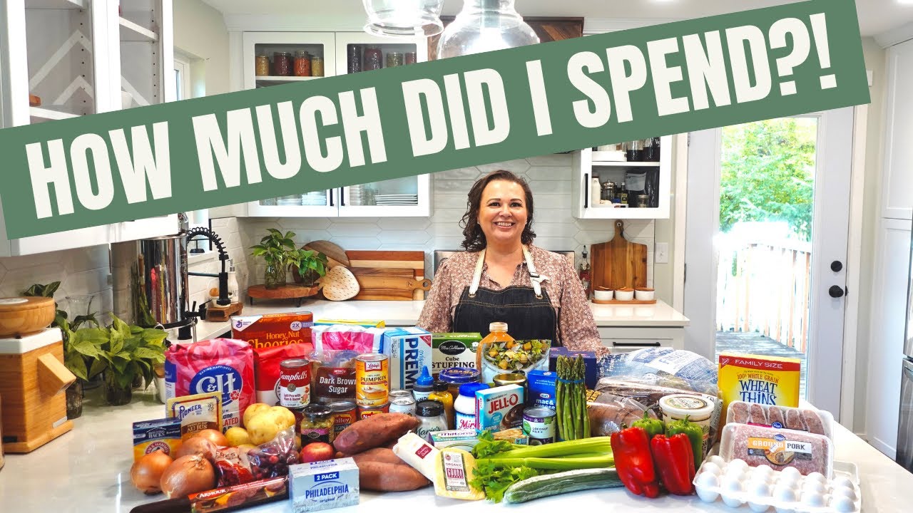 Thanksgiving Dinner Grocery Haul | Our Favorite Thanksgiving Recipes
