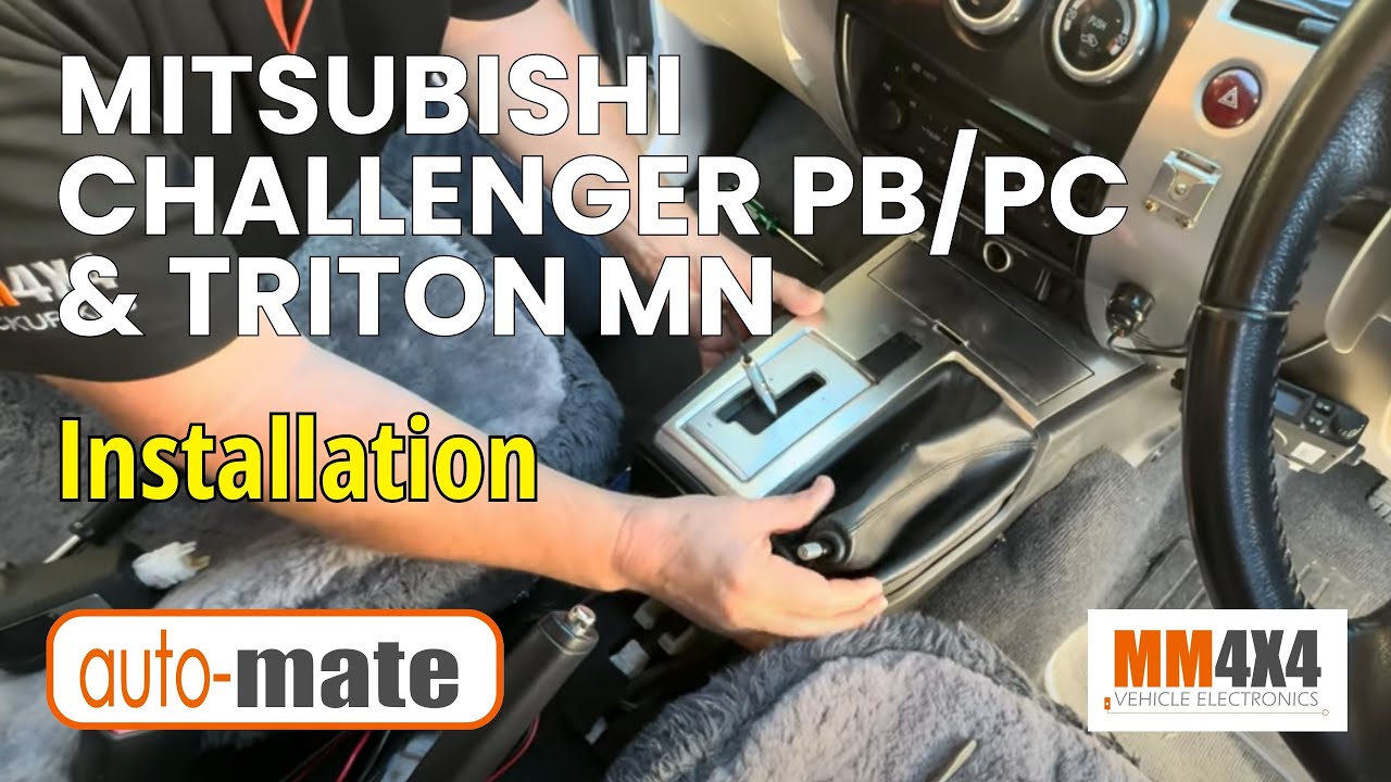 Установка системы автоматизации в Mitsubishi Challenger PB & PC / Triton MN