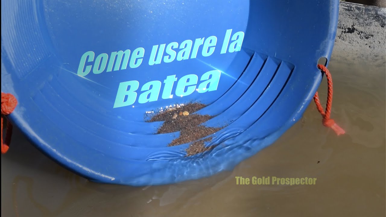 Come usare la batea per cercare ORO Tutorial #1
