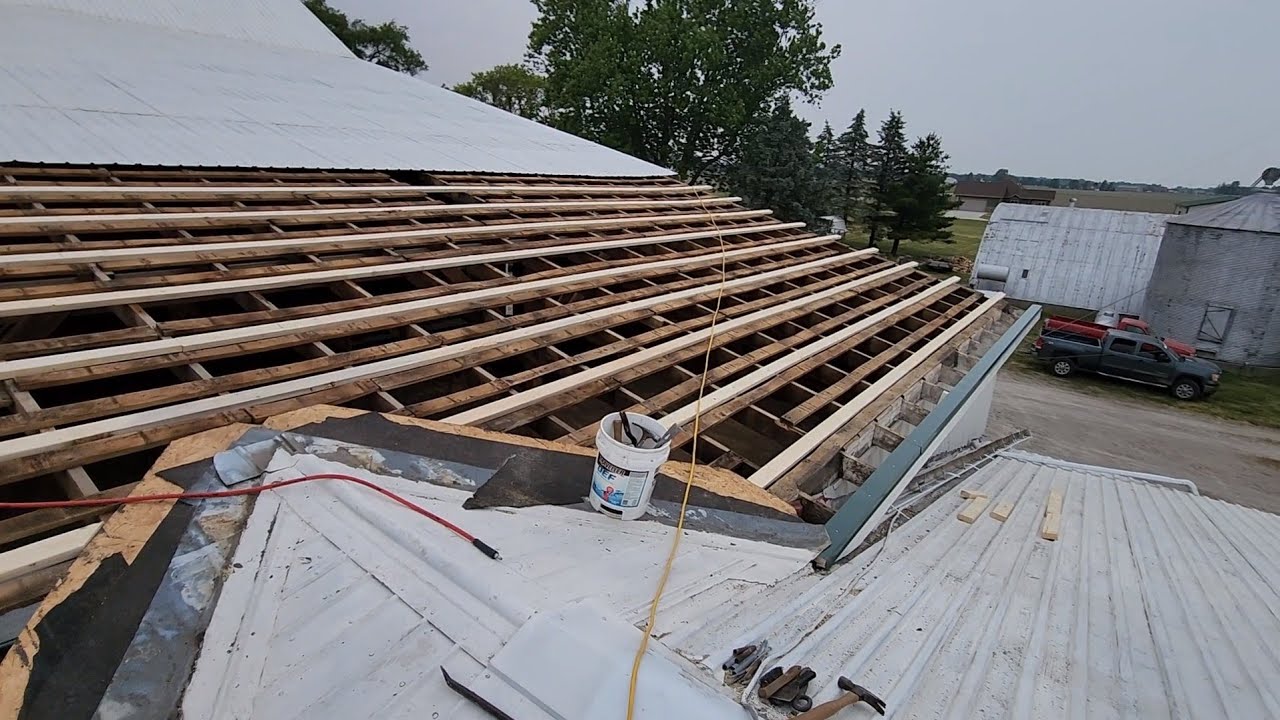Starting the Barn Roof Replacement