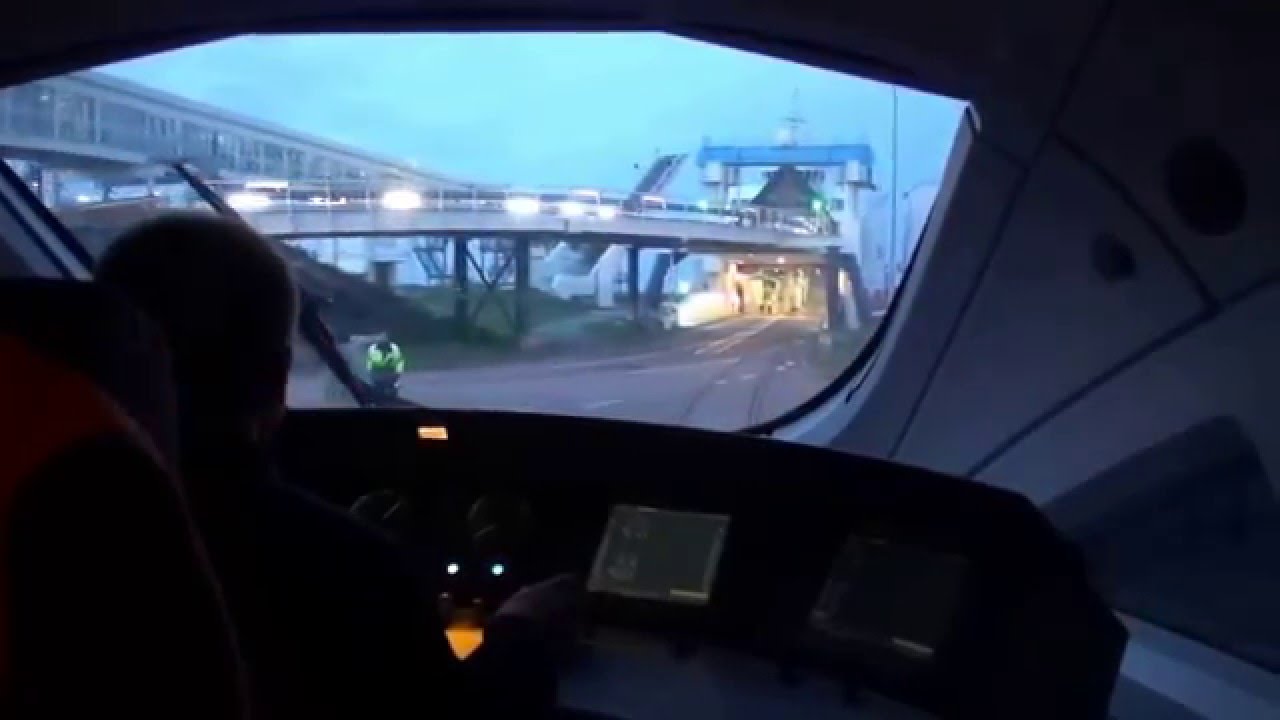 ICE TD (Baureihe 605：BR605)  cockpit view To the ferry!!