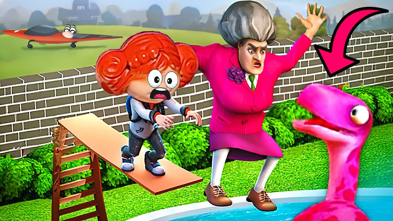 مقالب في بيت المدرسة الشريرة 😂 Scary Teacher 3D