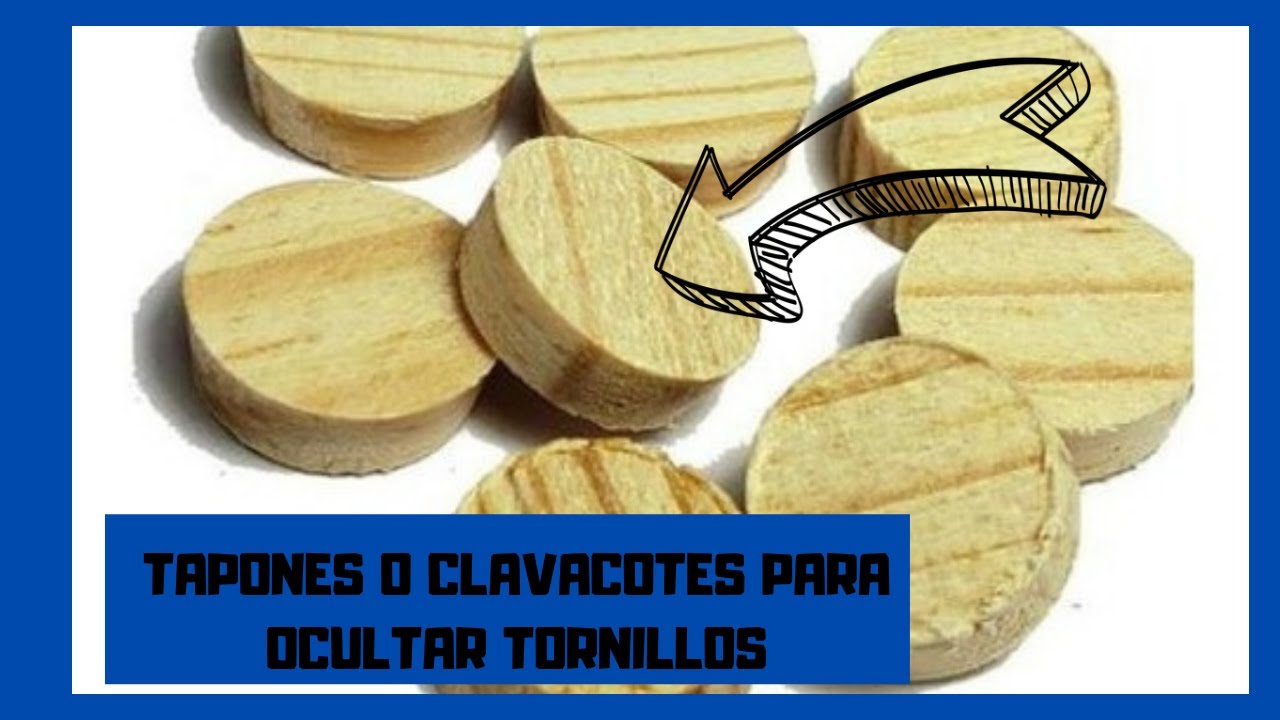 CLAVACOTES O TAPONES PARA MADERA/COMO HACERLOS FÁCIL.