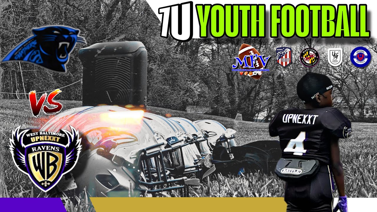 SPRING FOOTBALL 7U SHOWDOWN Woodlawn Secret Society Panthers vs West Baltimore Ravens | 7u Youth Foo