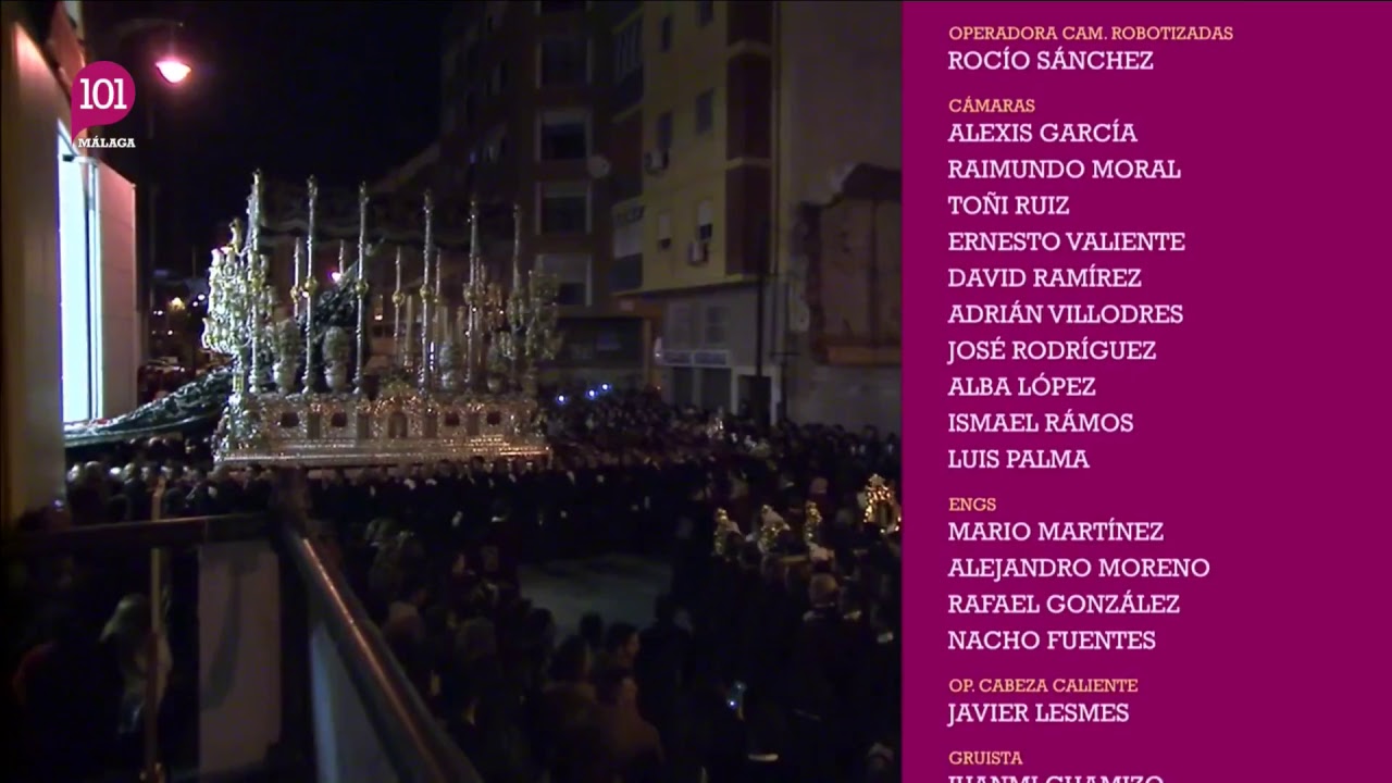 Jueves Santo en directo | Semana Santa de Málaga 2018 | 101 Televisión