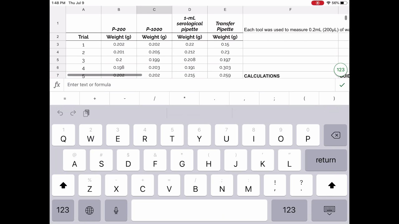 Calculating Accuracy and Precision