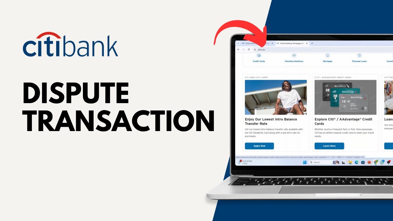 How to Dispute a Transaction on Citibank