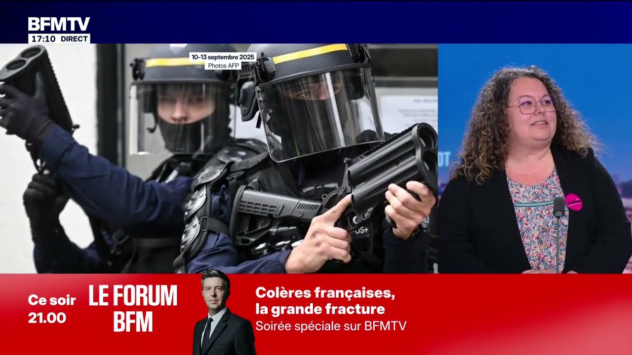grève du 18 septembre : Julie Ferrua invitée de BFM TV (16/9/25)