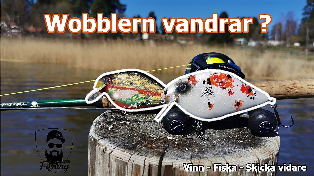 Hur gör man en wobbler ? Vi gör ett VANDRINGSBETE !!!  Airbrushar hårdbeten - DIY Crankbait