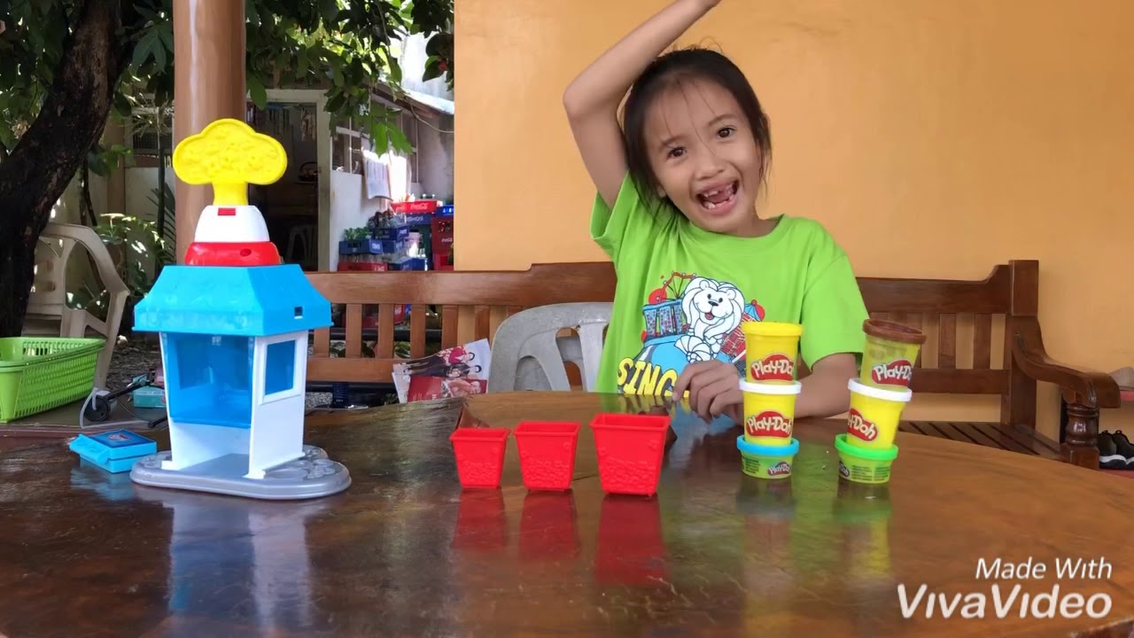 Play Doh Popcorn maker Unboxing