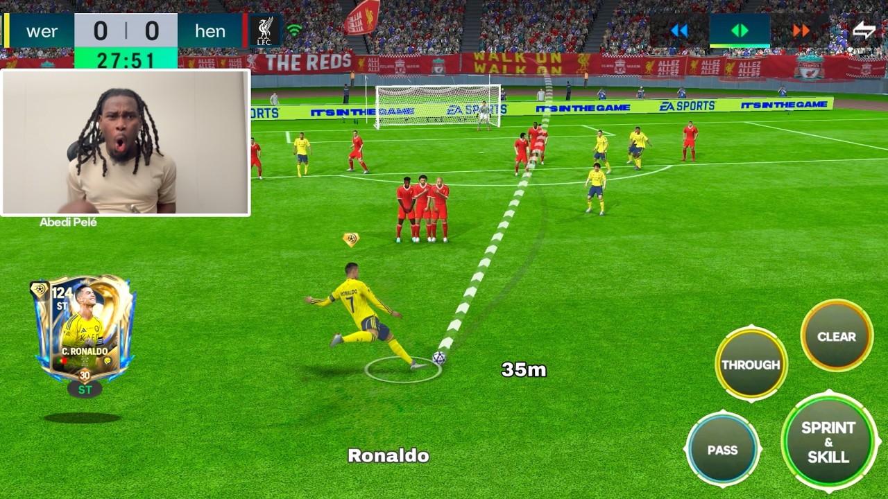 124 Rated UTOTS C.Ronaldo Powerful Driven Free-Kick is INSANELY BROKEN - FC 26 MOBILE