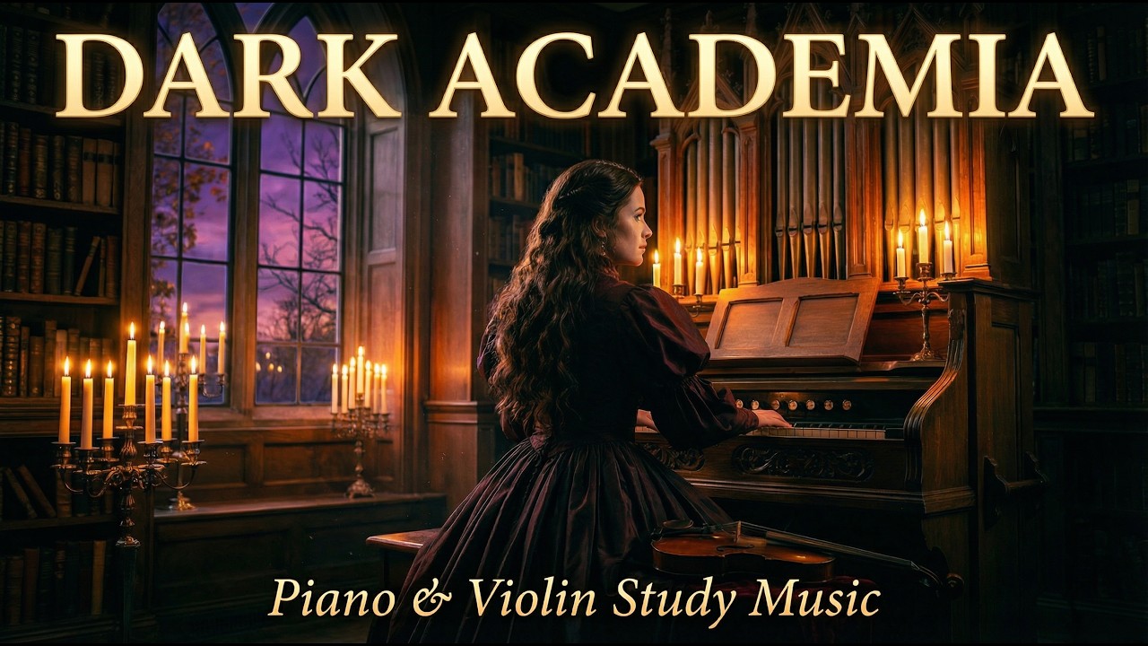 Dark Academia Piano & Violin Playlist | Gothic Study Music
