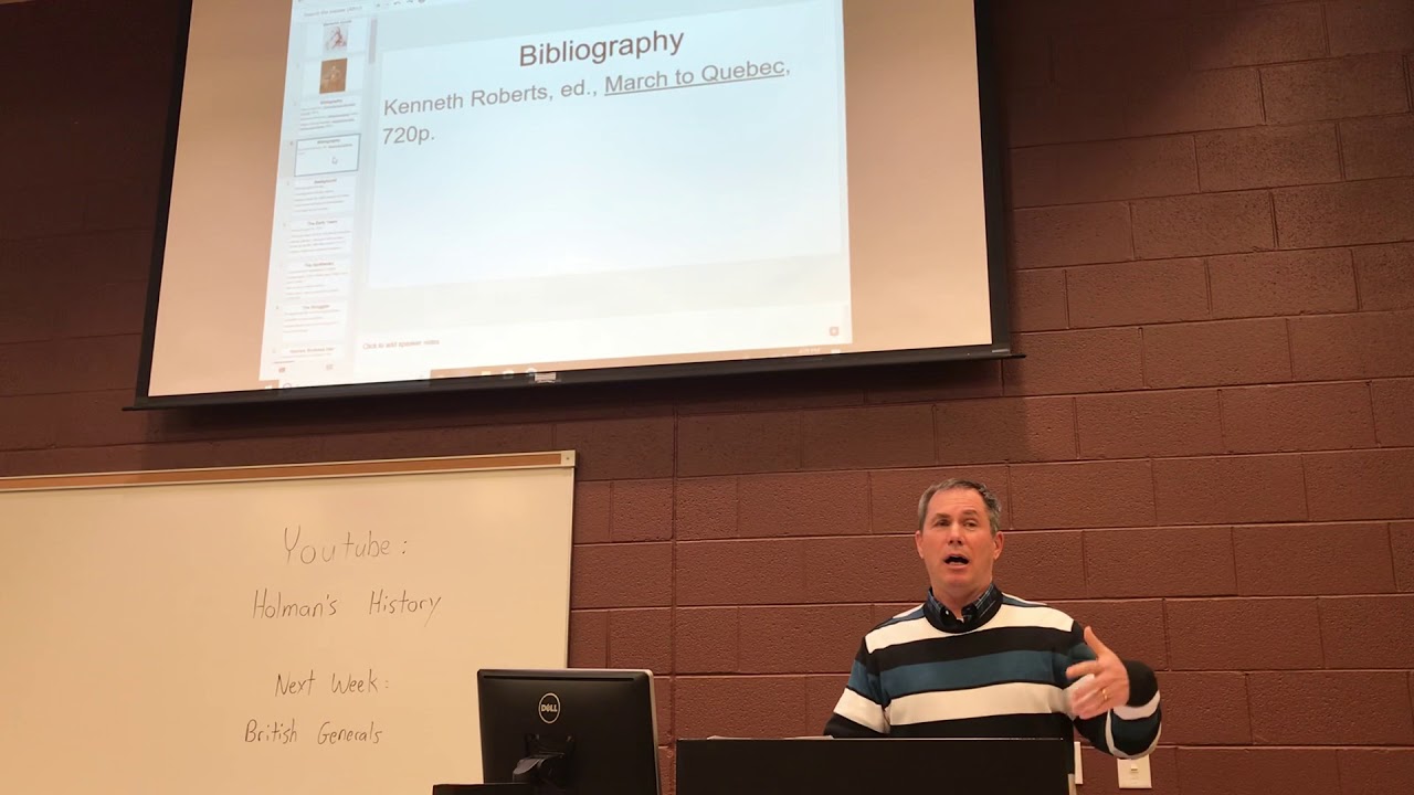 Benedict Arnold Lecture