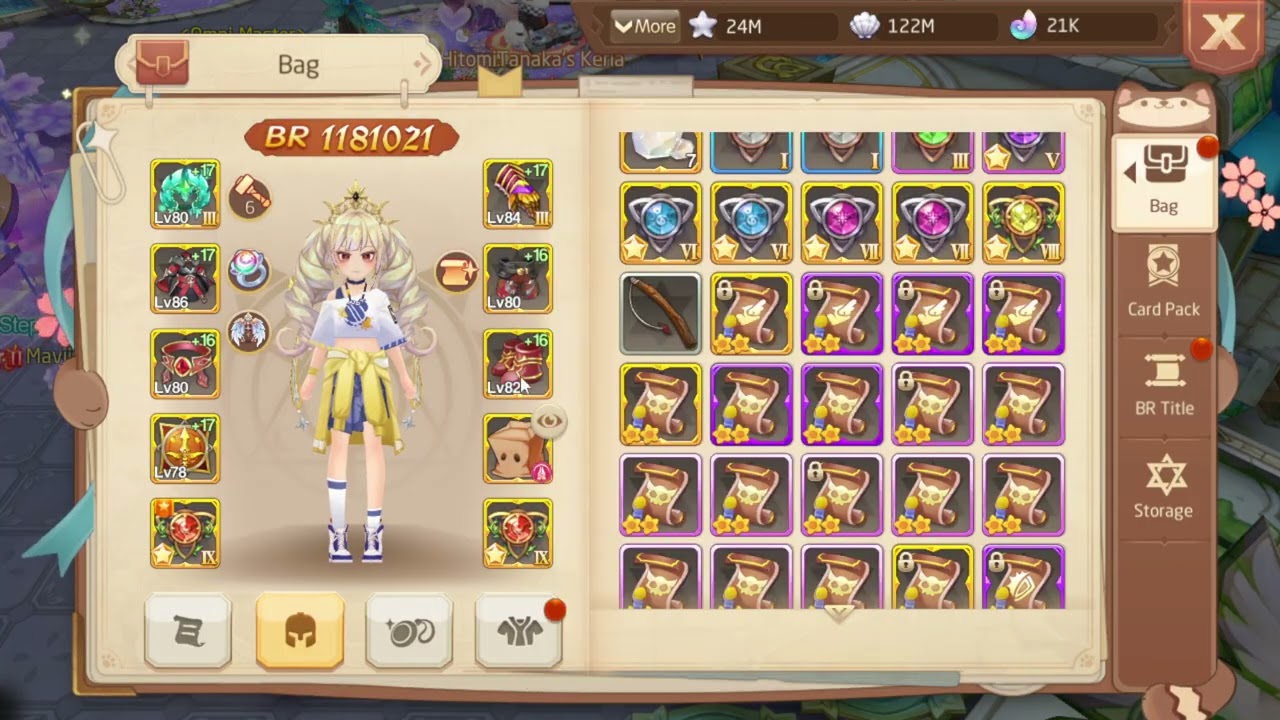 Tales Of Wind Radiant Rebirth | My Level 87 Build Not Cards