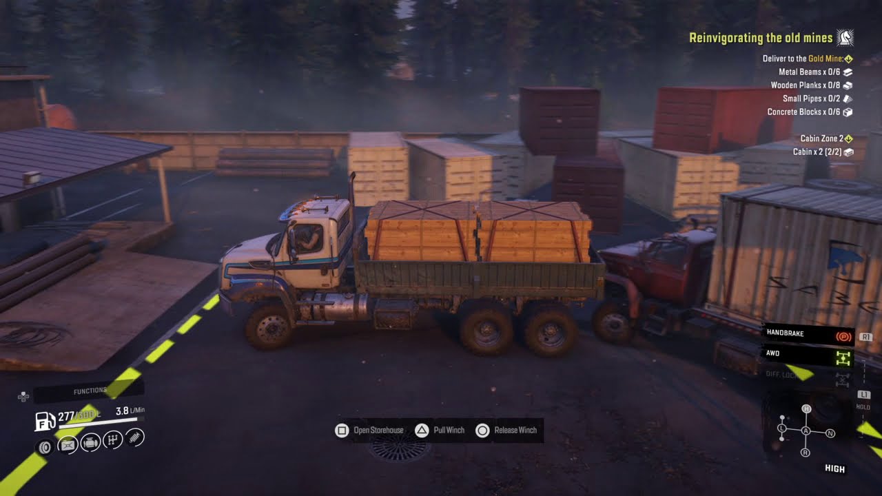Snow Runner - Yukon - Crafting Cabins