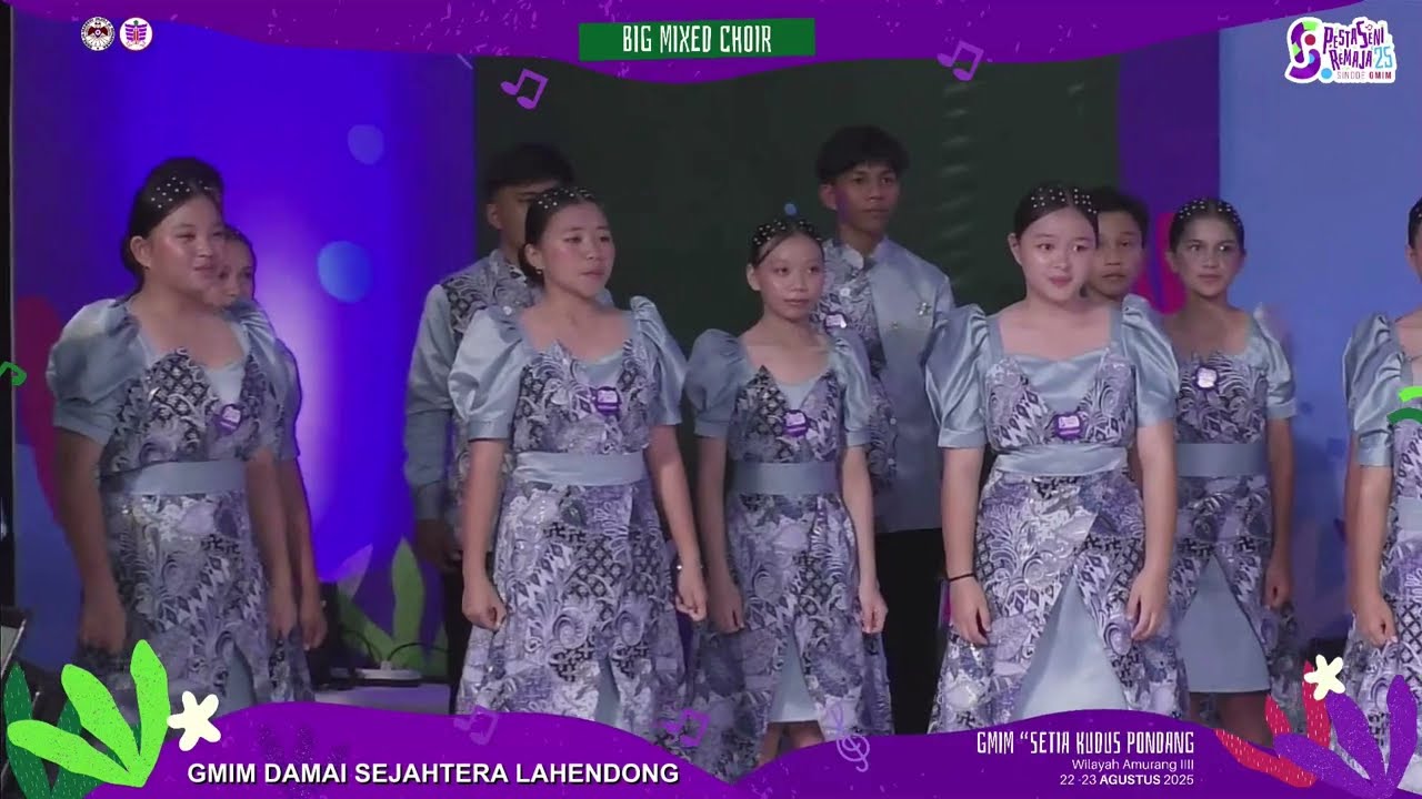 DSL TEENS CHOIR - HYMNE REMAJA GMIM & A JUBILANT SONG - PSR 2025 #BIG_MIXED_CHIOR
