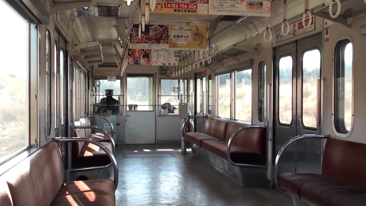 近江鉄道つりかけ車内 (日野→水口松尾) 2011-01
