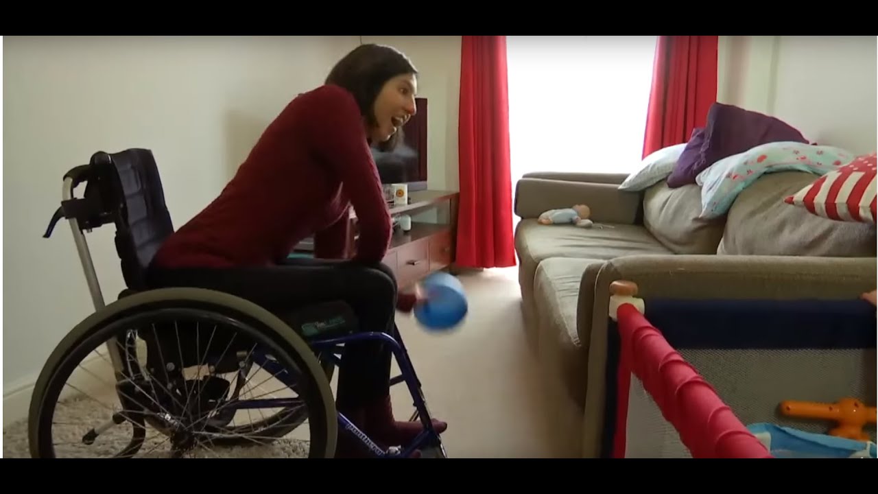 Young mum paralysed from epidural during birth of daughter