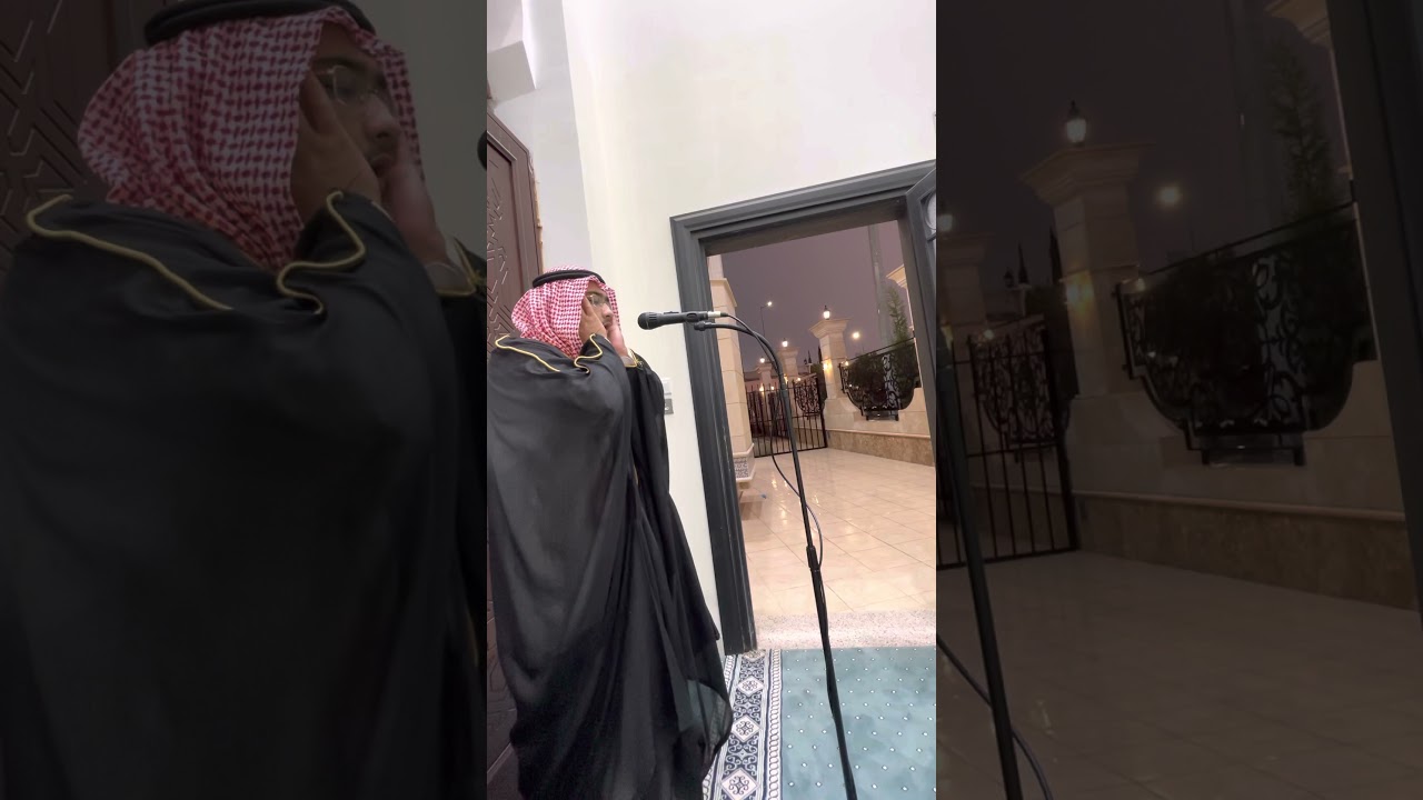 أذان مدني بصوت جميل مع صوت الرعد القوي || Azan in a beautiful voice with strong thunder sound