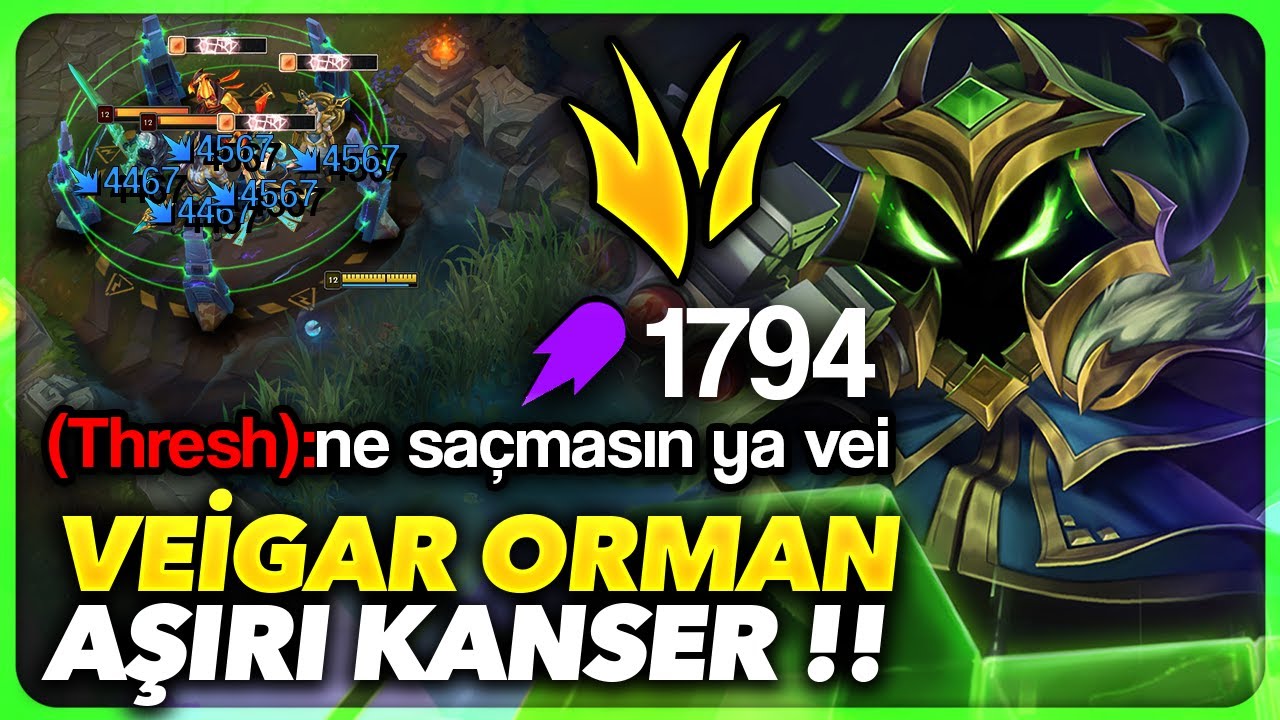 1794 AP JUNGLE VEİGAR !! FULL CANA R İLE TEK ATTIM !! KANSER ETTİM KARŞI TAKIMI | Ogün Demirci