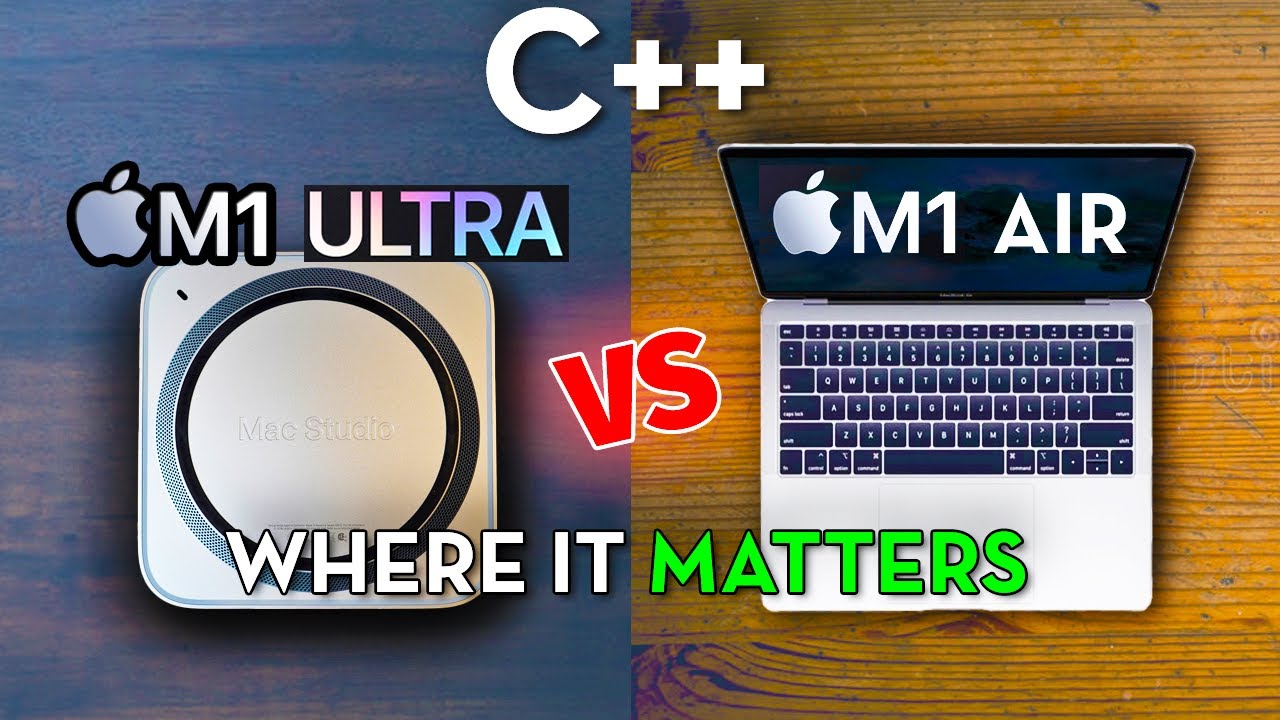 FINALLY, where the M1 Ultra REALLY shines!