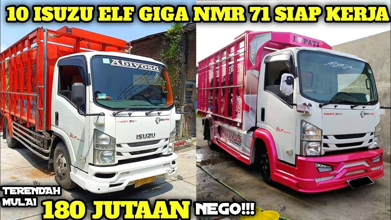 HARGA TRUK ISUZU ELF GIGA NMR 71 BEKAS MURAH || MULAI 180 JUTAAN || UPDATE 2021 || JUAL BELI TRUK