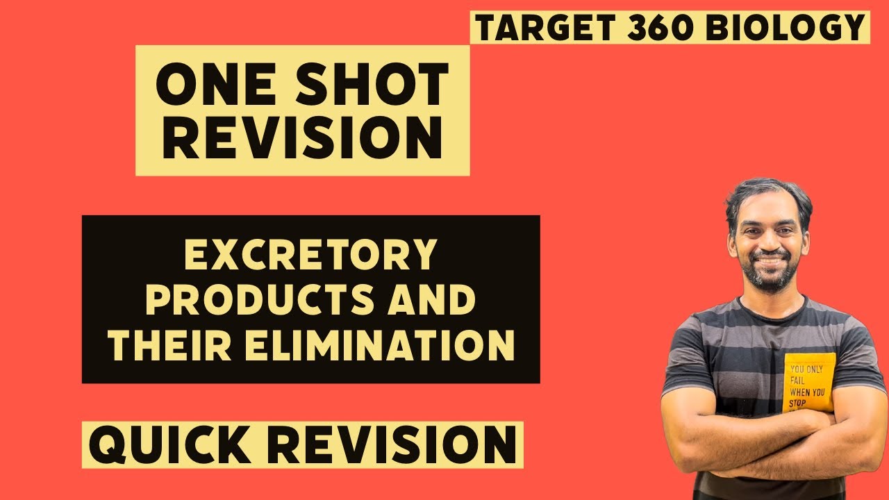 Excretory Products and their Elimination class 11 | Quick Revision | Target 360 Biology