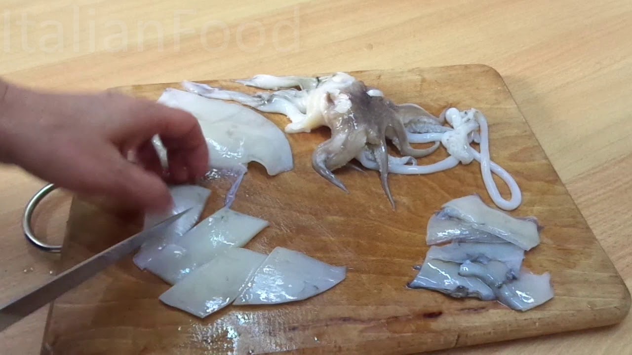 How to Clean Fresh Cuttlefish and Fry | Seafood recipes