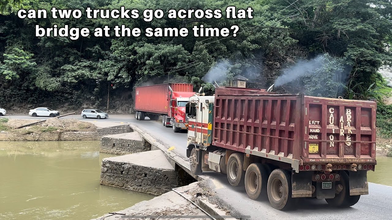 Can two trucks go across the flat bridge at the same time? Flat bridge S2:E6