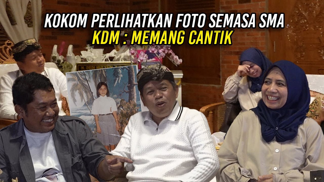 KOKOM PERLIHATKAN FOTO SEMASA SMA | KDM : MEMANG CANTIK