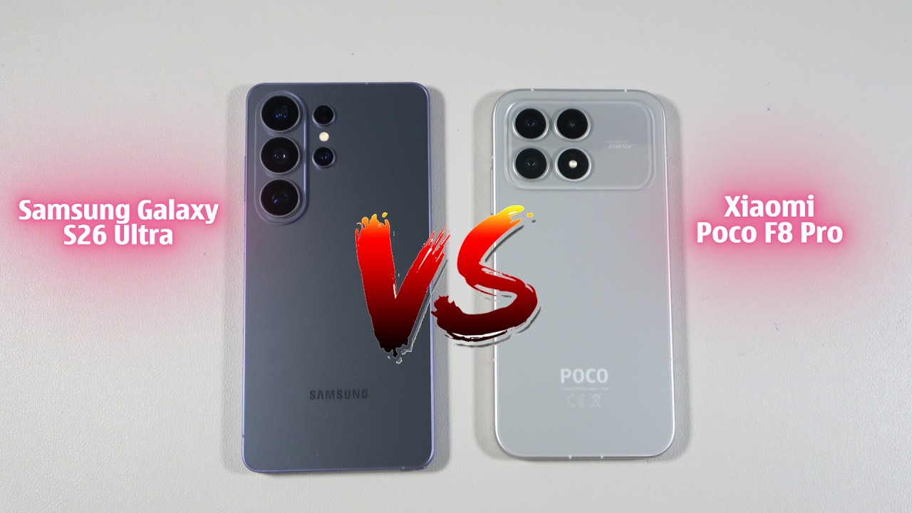 Samsung Galaxy S26 Ultra vs Poco F8 Pro | SpeedTest & camera comparison