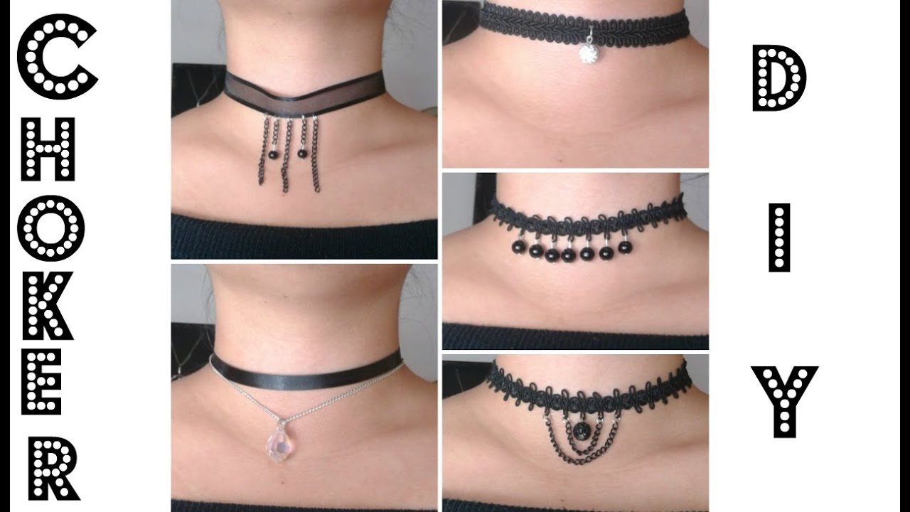 Chokers DIY / Hazlo tu misma
