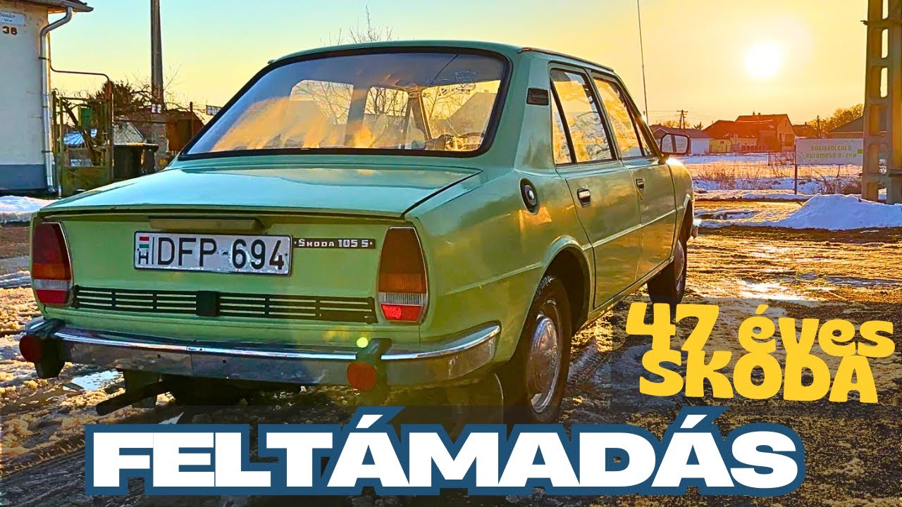 47 éves SKODA 105 S FELTÁMAD !