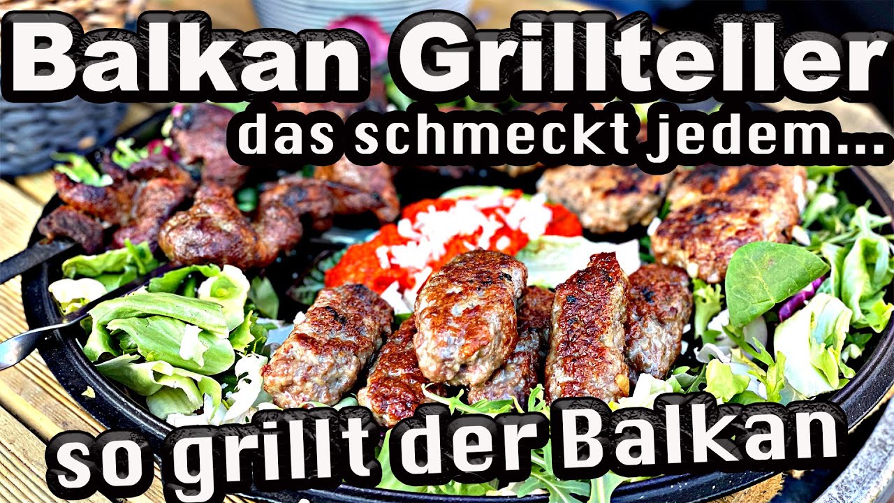 Balkan Grillteller / Platte - so grillt der Balkan | The BBQ BEAR