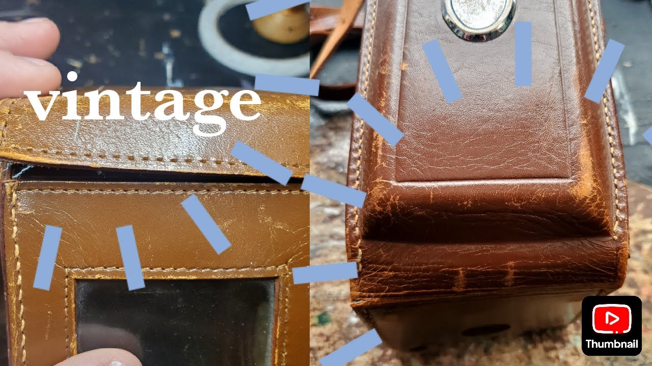 Restoring Vintage Leather Camera Case