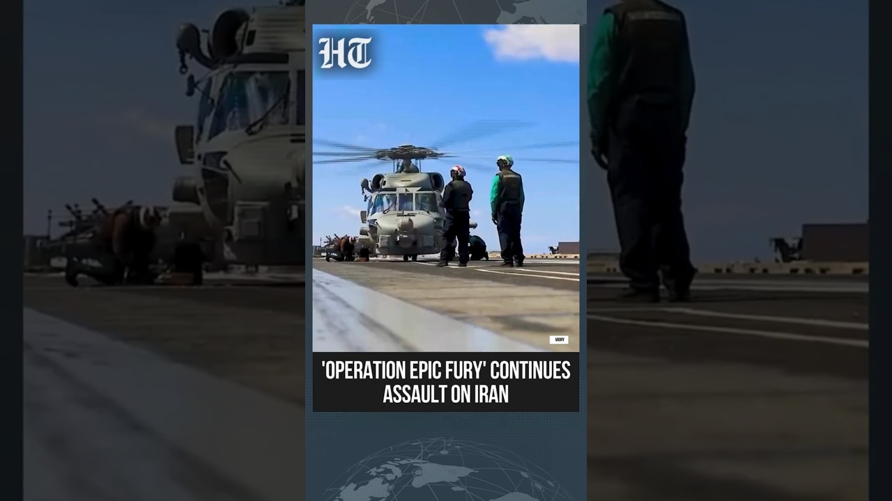 CENTCOM Releases F/A-18 Super Hornets' Launch Footage as 'Operation Epic Fury' Intensifies | #shorts