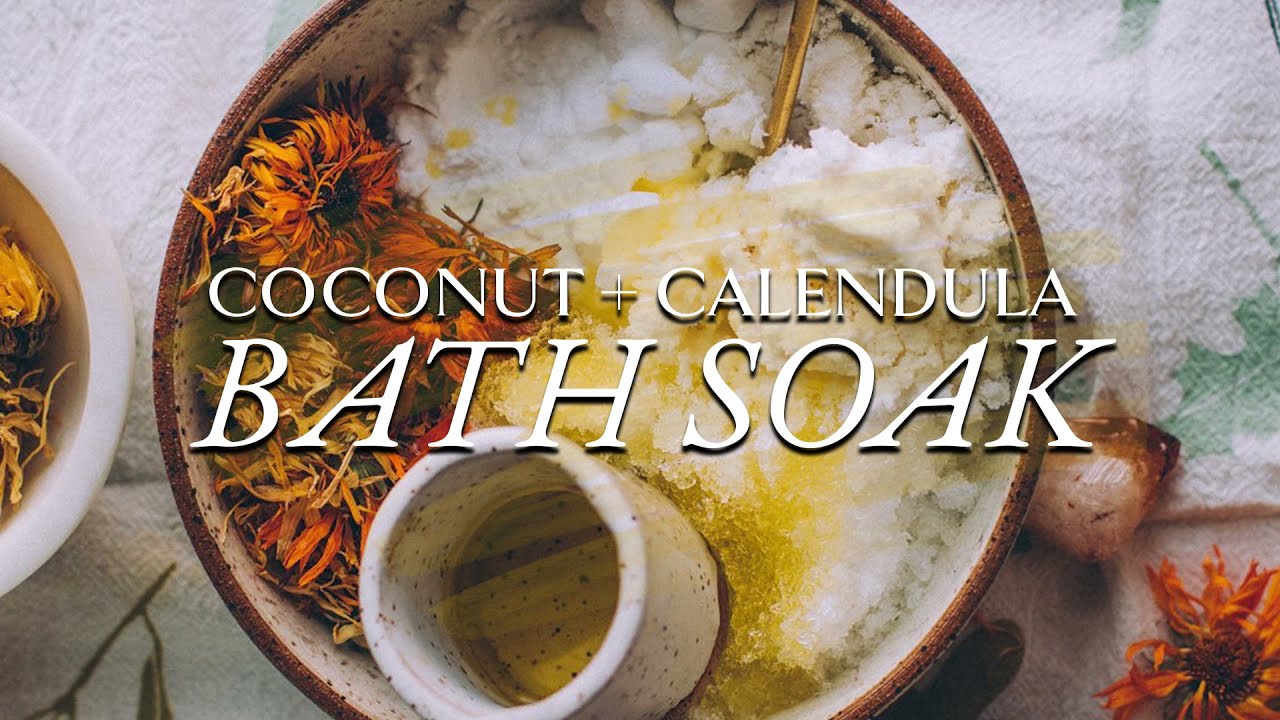 Calendula Bath Soak With Coconut Milk
