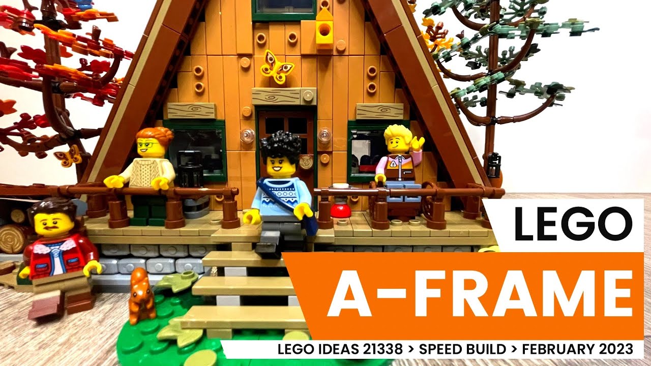 LEGO Ideas 21338 A-Frame Cabin - Speed Build