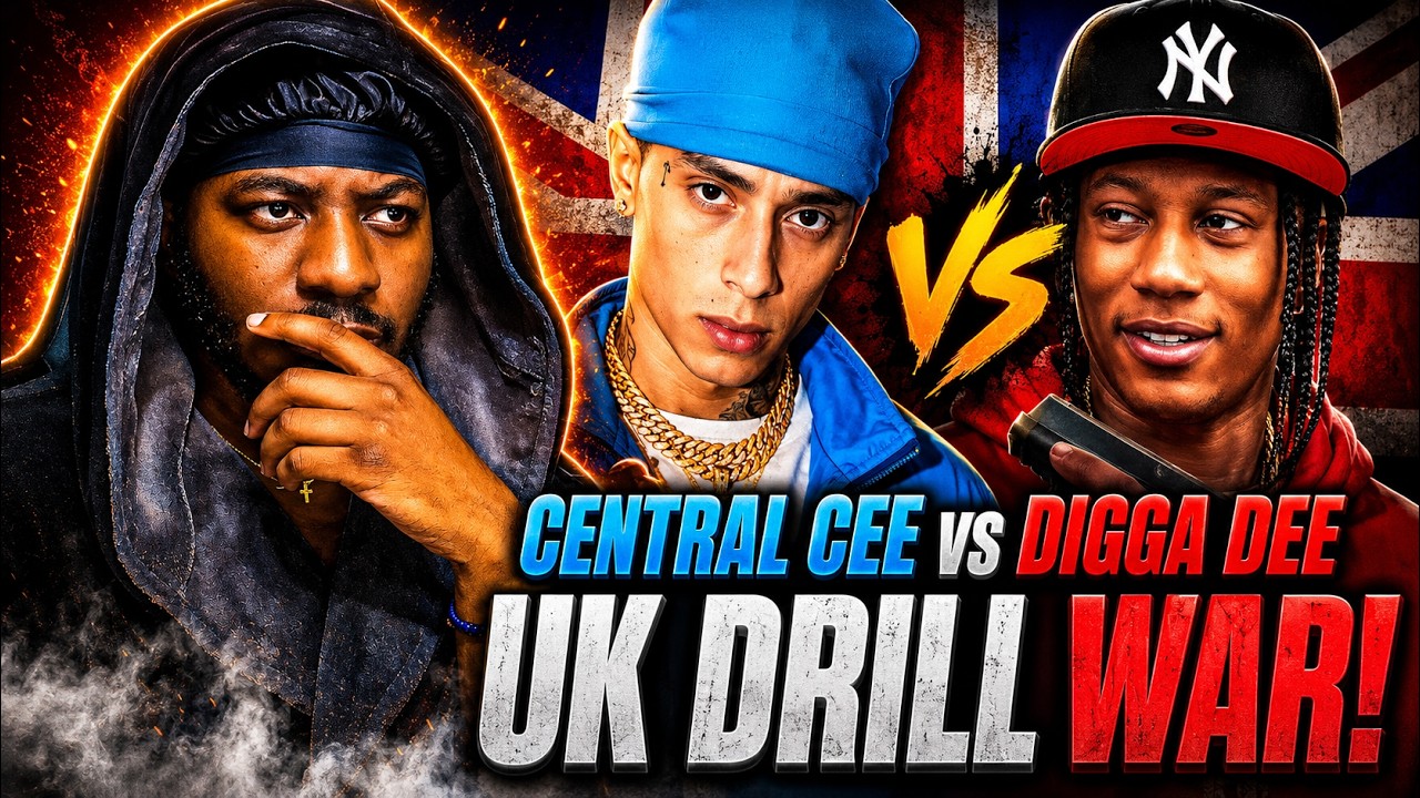 American Uncle Reacts To Central Cee vs Digga D: The UK Drill War 😱