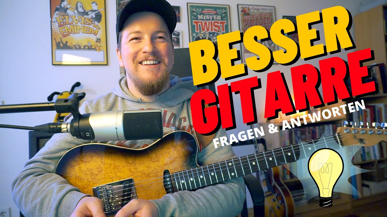 Wie du BESSER Gitarre &uuml;bst | &Uuml;bestrategien, K&ouml;rperhaltung & korrekte Technik
