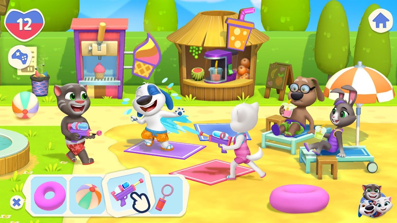Tom and friends 2 funny video #tomfriends #talkingtom #games 