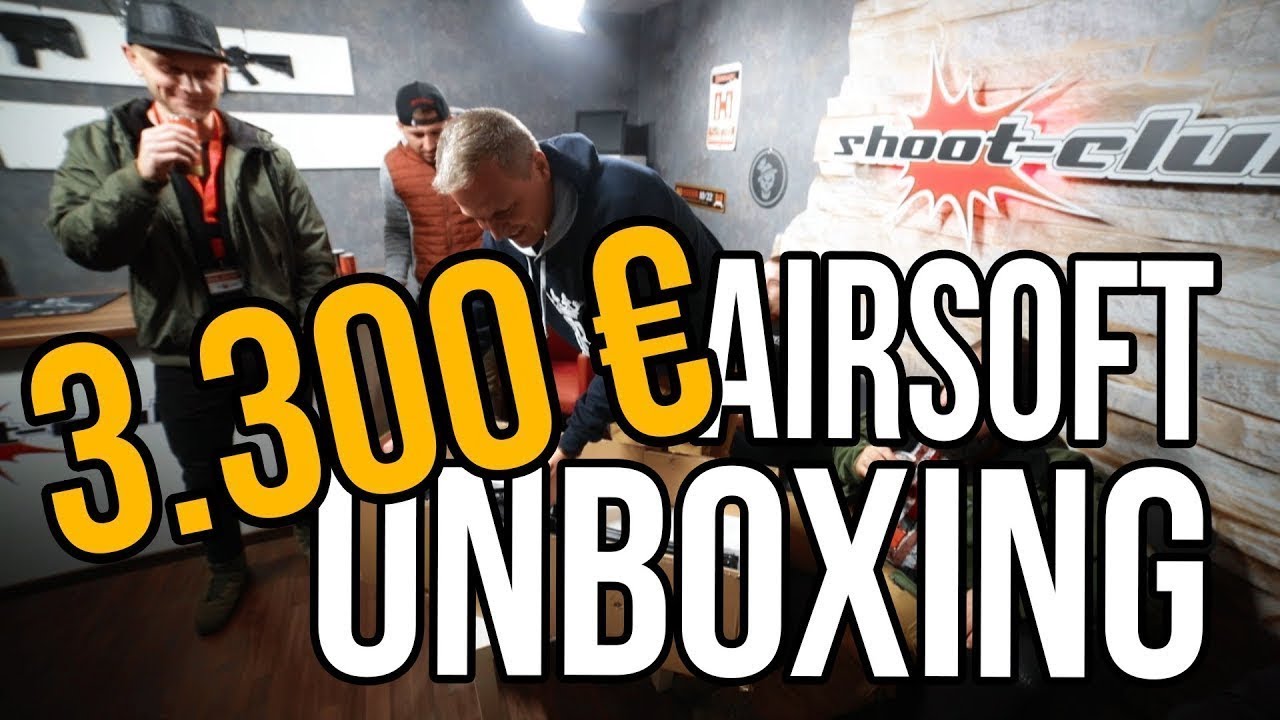 UNBOXING a 3000$ AIRSOFT - ShootClub Special