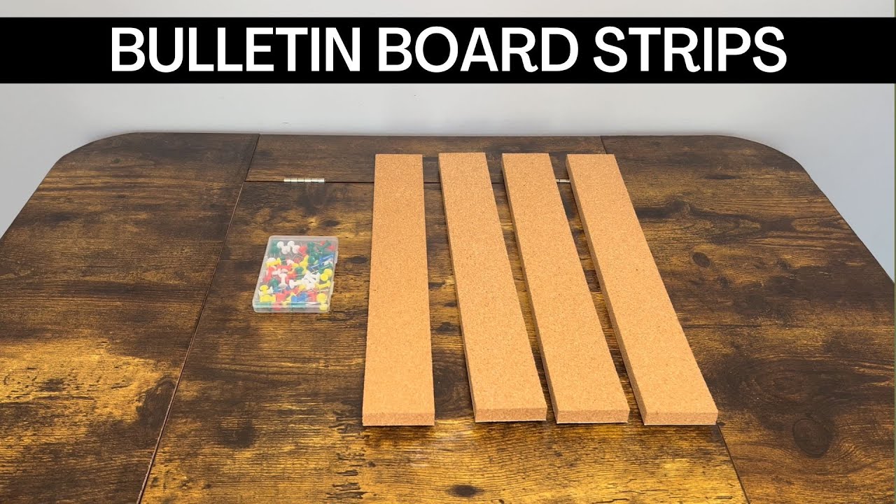 Cork Board Strips | Perfect for Organizing Papers without a Bulletin Board