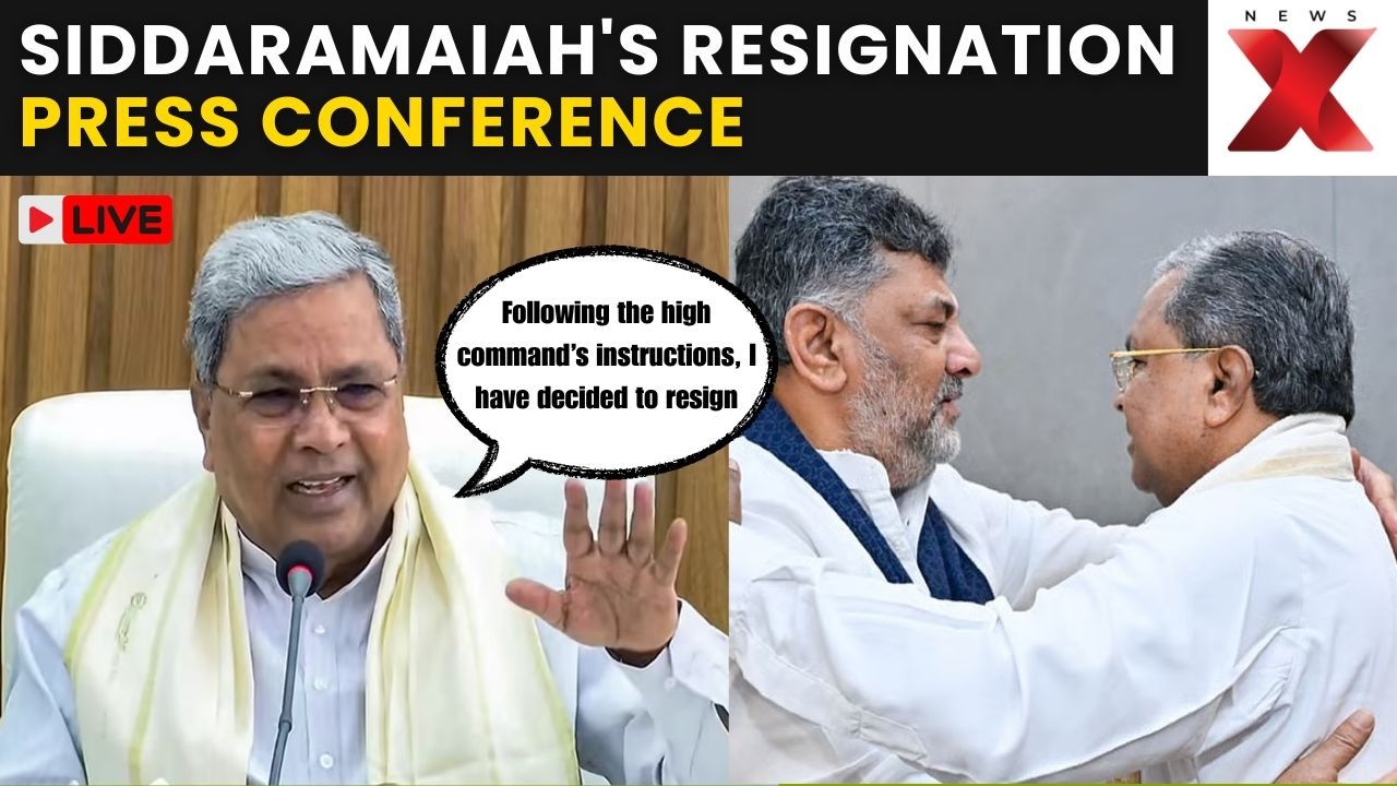 Karnataka CM Race LIVE: Siddaramaiah Resigns As Karnataka CM, DK Shivakumar To Take Charge | NewsX